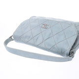 CHANEL Shanel Water Color Ladies: Ramskin One Sholder Bag B Rank Used Silver