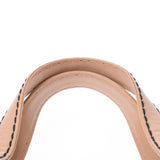 Chanel wild stitch Beige Womens Leather Handbag B