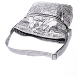 CHANEL CHANEL Unlimited Silver Unisex Nylon Shoulder Bag A Rank Used Ginzo