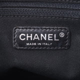 CHANEL Chanel, Paris, New York, Black, Unisex, Nylon, Leather, Handbag B-Rank, used silverware.