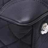 CHANEL Chanel, Paris, New York, Black, Unisex, Nylon, Leather, Handbag B-Rank, used silverware.