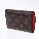 LOUIS VUITTON Louis Vuitton Monogram Portofeuille Flower Compact Cocreco M62567 Ladies Tri-Fold Wallet B Rank Used Ginzo