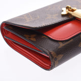 LOUIS VUITTON Louis Vuitton Monogram Portofeuille Flower Compact Cocreco M62567 Ladies Tri-Fold Wallet B Rank Used Ginzo