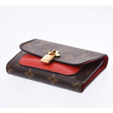 LOUIS VUITTON Louis Vuitton Monogram Portofeuille Flower Compact Cocreco M62567 Ladies Tri-Fold Wallet B Rank Used Ginzo