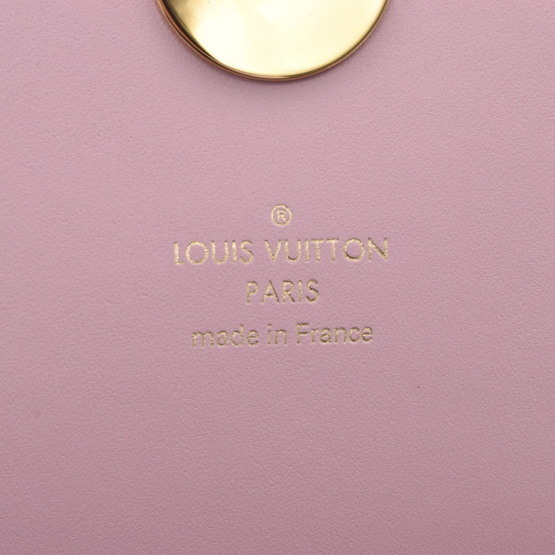 LOUIS VUITTON Louis Vuitton Monogram Flor Chain Rose Ballerine M67405 Ladies Monogram Canvas Leather Chain Wallet A Rank Used Ginzo