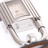 HERMES Hermes Watch: Duburthur, SS/leather, watch, claws, cuts, silver characters, AB, rank used, silver coins.