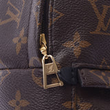 LOUIS VUITTON Louis Vuitton monogram Palm Spring mini Brown M41562 unisex Luc daypack B-rank used silver