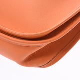 Hermes Evelyn 2pm Orange Gold Stud Earrings Unisex VO Epson shoulder bag