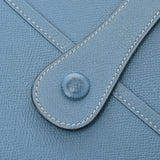 HERMES Evelyn 2 PM Blue Gene Gold metal fittings □I stamped (around 2005) Unisex Veau Epson shoulder bag B rank used Ginzo