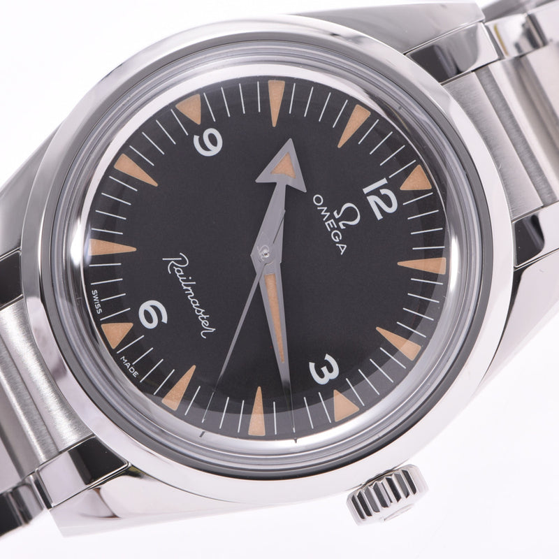 OMEGA Omega Trilogy Railmaster 60th LIMITED Limited 220.10.38.20.01.002 Men's SS Watch Automatic winding Black Dial A Rank Used Ginzo