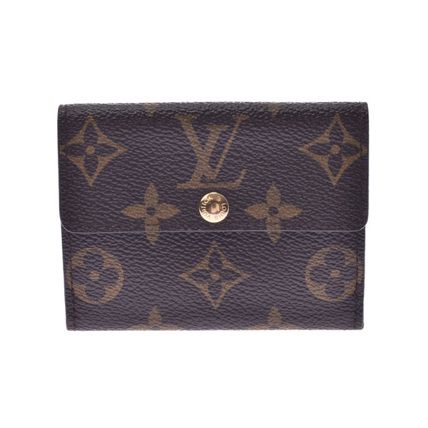 LOUIS VUITTON Louis Vuitton monogram Ludlow coin purse brown M61927 unisex coin case A rank used silver storehouse
