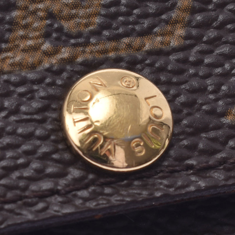 LOUIS VUITTON路易威登Monogram Ludlow零钱包棕色M61927中性硬币盒A级二手Ginzo
