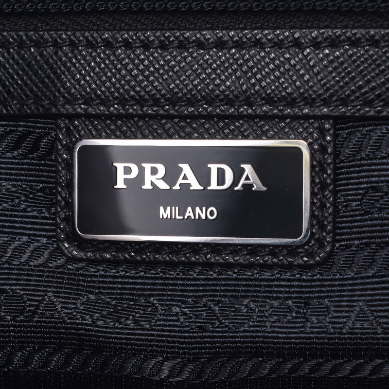 PRADA Prada handbag black 2VG033 unisex nylon / leather 2WAY bag A rank used silver storehouse
