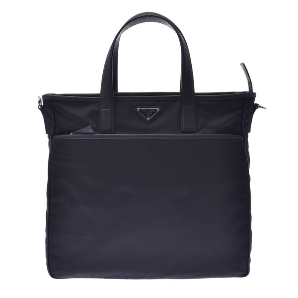 Plada handbag black unsex 2WAY bag 2VG033 PRADA