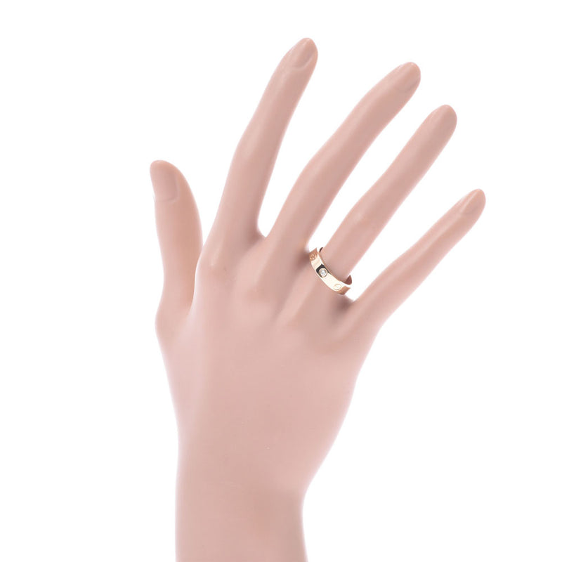 卡地亚迷你爱戒指1P钻石#51号11妇女K18YG环戒指等级使用银