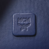 MCM M.C.M. Backpack Side Studs White/Black Women's Leather Rucks Daypack AB Rank Used Ginzo