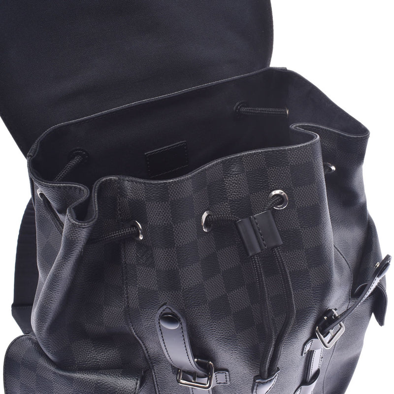 LOUIS VUITTON Louis Vuitton Damier Graphite Christopher PM N41379 Men's Backpack Day Pack A Rank Used Ginzo