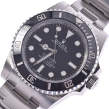 Lax Rolex submariner black bezel 114060 Mens SS Watch automatic black dial