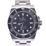 Lax Rolex submariner black bezel 114060 Mens SS Watch automatic black dial