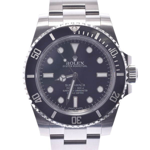 劳力士（rolex）Rolex Submariner Black Bezel 114060 Men's SS Watch Automatic Black Dial A Rank Used Ginzo