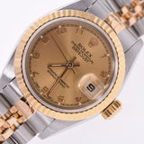 ROLEX Rolex Datejust 69173 Women's YG/SS Watch Automatic Winding Champagne Dial A Rank Used Ginzo