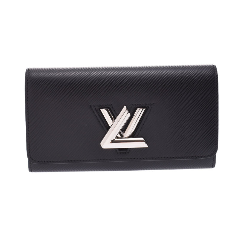 LOUIS VUITTON Epi Portofeuil Twist Noir (Black) M68309 Unisex Leather Wallet A Rank Used Ginzo