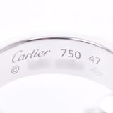 Cartier Cartier 2C BOK Ru Selling # 47 7 No. K18WG / Diamond / Ring A-Rank Used Silgrin