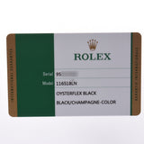 ROLEX ロレックス 【現金特価】デイトナ 116518LN メンズ YG/ラバー 腕時計 自動巻き 黒文字盤 新品 銀蔵