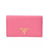 PRADA普拉达（PRADA）名片夹粉红色1MC122女士皮革名片夹A级二手Ginzo