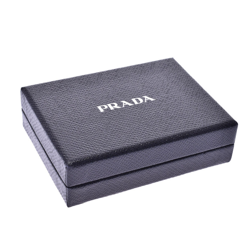 PRADA プラダ 赤 ゴールド金具 レディース サフィアーノ カードケース Aランク 中古 銀蔵