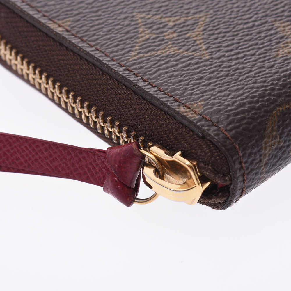 ルイヴィトンポルトフォイユクレマンス 14145 フューシャ ユニセックス