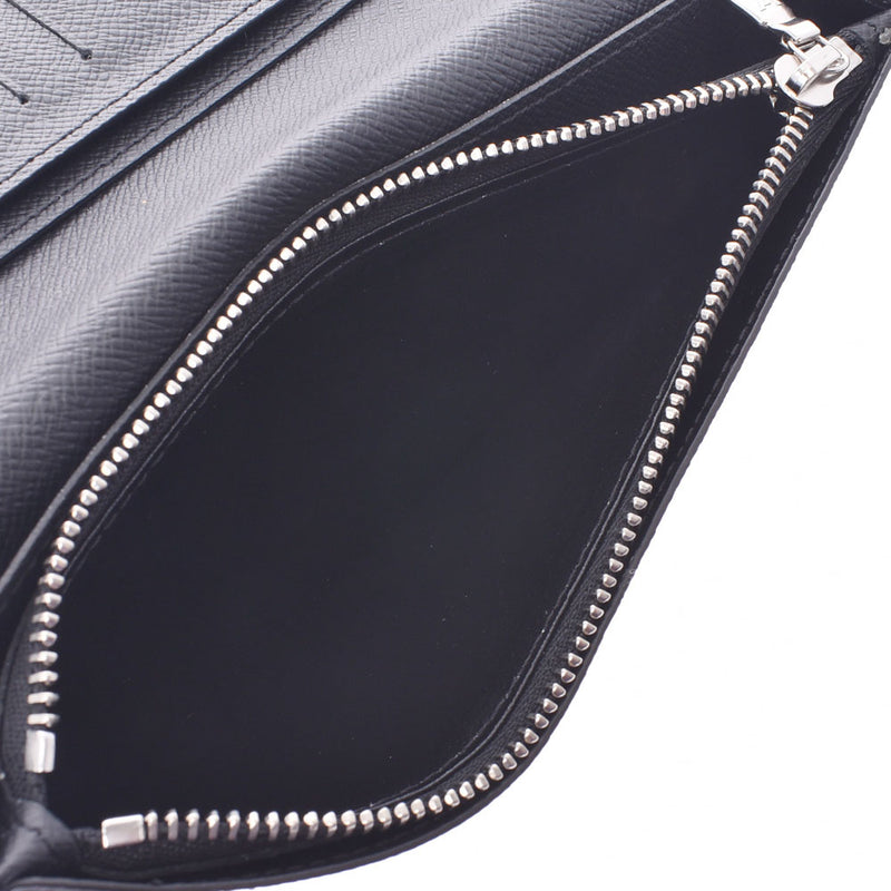 LOUIS VUITTON ルイヴィトンエピポルトフォイユブラザノワール (black) M60622 メンズエピレザー long wallet A rank used silver storehouse