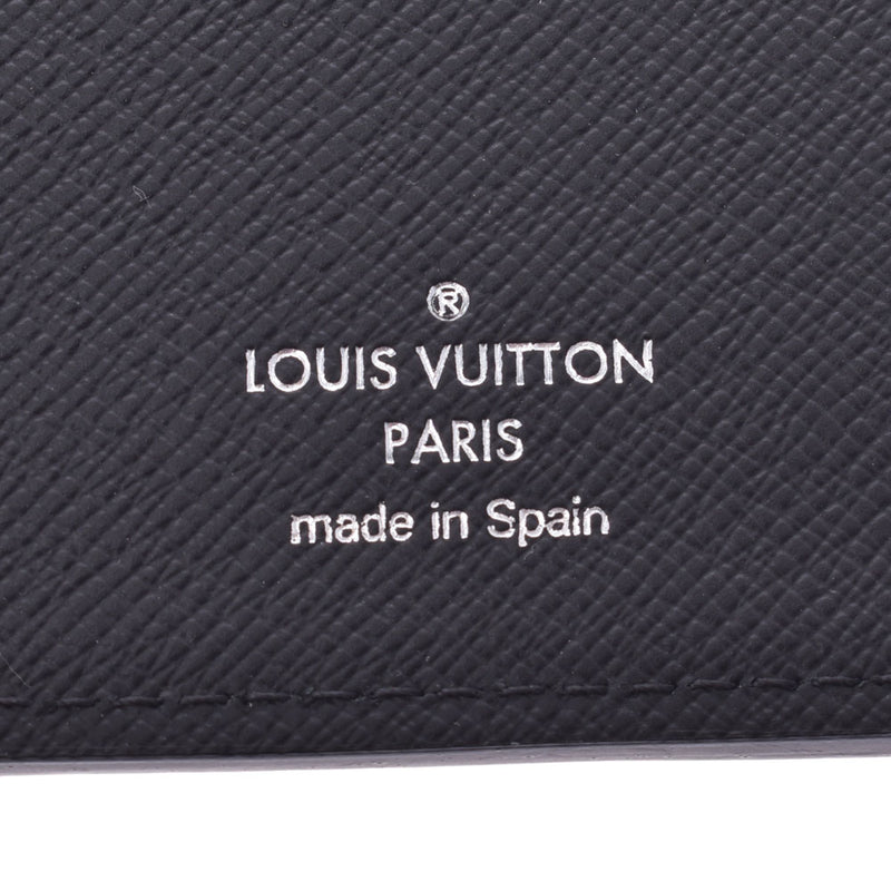 LOUIS VUITTON ルイヴィトンエピポルトフォイユブラザノワール (black) M60622 メンズエピレザー long wallet A rank used silver storehouse