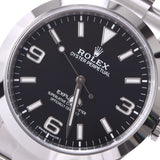 ROLEX Explorer 1 214270男士SS手表自动上链黑色表盘未使用Ginzo