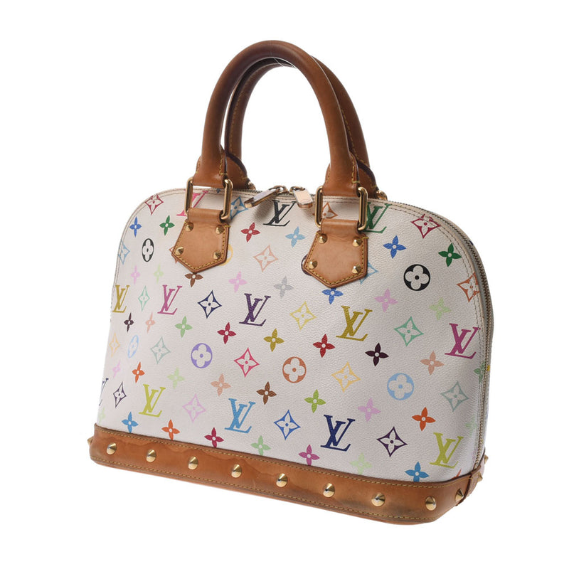 LOUIS VUITTON Louis Vuitton Alma Bron M40443 Unisex Monogram Multicolor Handbag BC Rank Used Ginzo