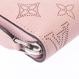 LOUIS VUITTON Monogram Mahina Zippy Wallet Magnolia (Pink) M61868 Women's Leather Wallet B Rank Used Ginzo