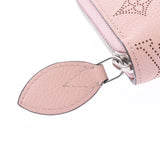 LOUIS VUITTON Monogram Mahina Zippy Wallet Magnolia (Pink) M61868 Women's Leather Wallet B Rank Used Ginzo