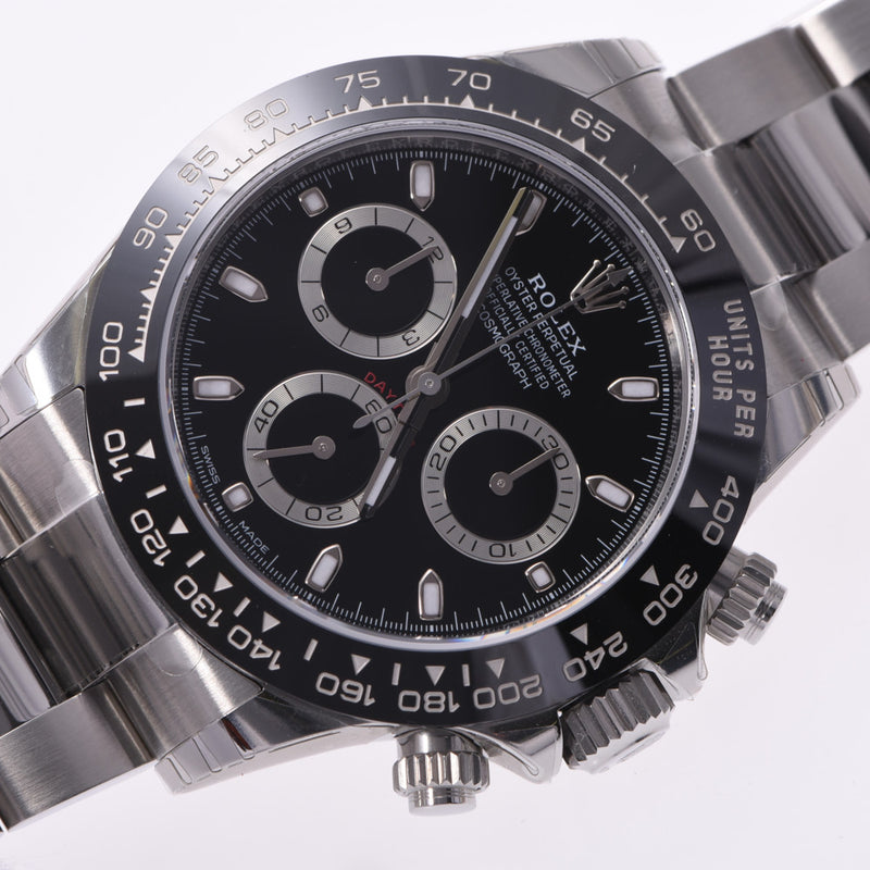 ROLEX Rolex [cash special price] Daytona 116500LN Men's SS watch Automatic winding black dial New silver