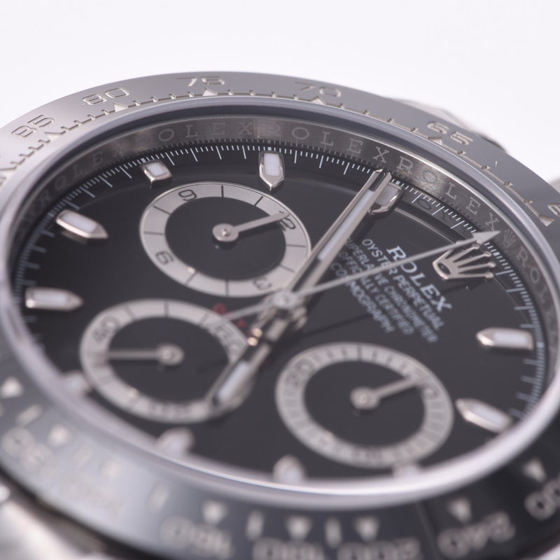 劳力士劳力士[现金特别优惠]代托纳116500LN男子SS手表自动绕组黑色表盘新银股票