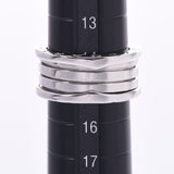 BVLGARI B-ZERO 戒指 #56 大小 M 15 中性 K18WG 戒指 A 级二手银藏