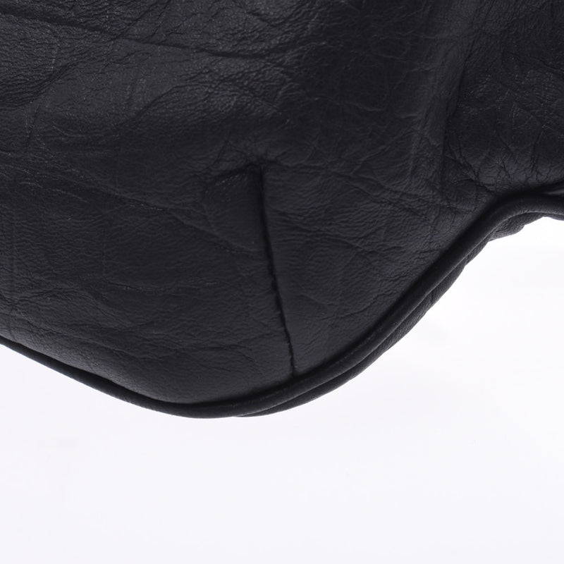 Saint Laurent Sun Laurent Belt Bag Body Bag Black Unisex Sheep Skin West Bag Unused Silgrin