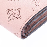 Louis Vuitton Mahia portage Mini Magnolia m62541 Womens Mahana leather triple Wallet