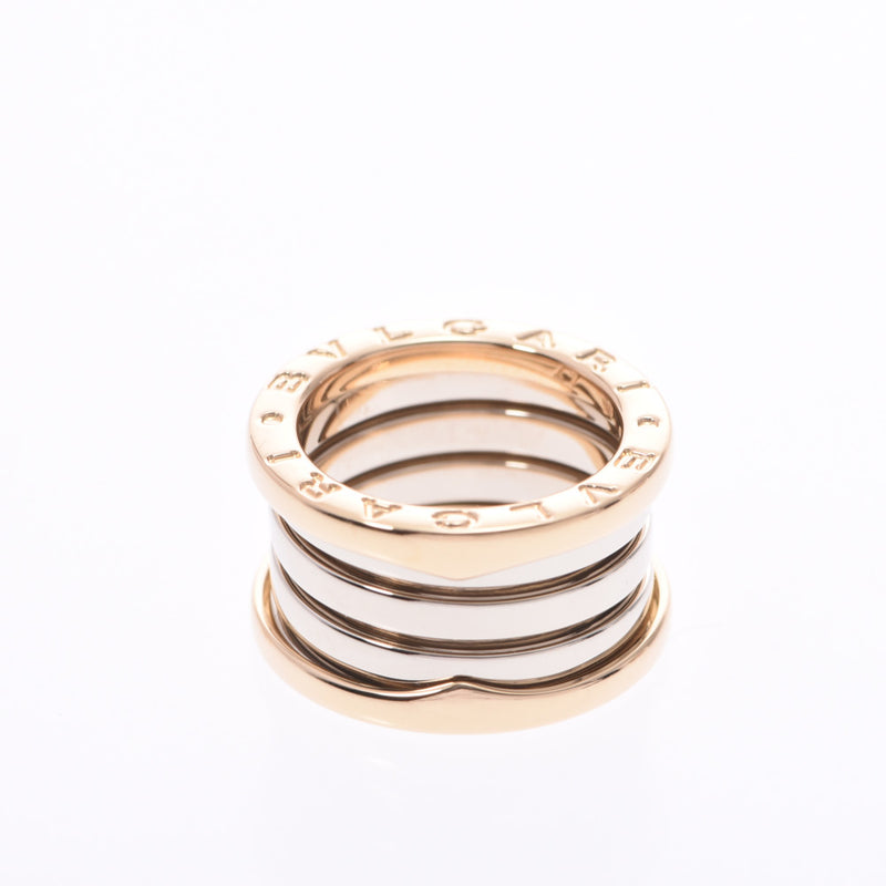 BVLGARI Bvlgari B-ZERO Ring Ginza Limited #47 Size M 6 Ladies K18YG/WG Ring Ring A Rank Used Ginzo