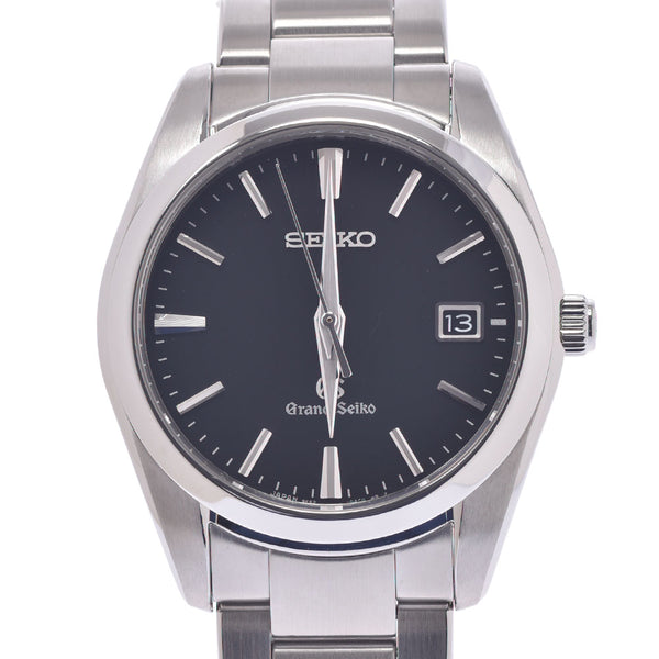 Seiko Seiko Grand Seiko SBGX061 men's SS watch Quartz Black Dial A Rank used silver warehouse