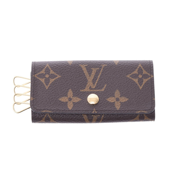 LOUIS VUITTON ルイヴィトン モノグラム 4連キーケース ブラウン M69517 ユニセックス モノグラムキャンバス キーケース 未使用 銀蔵