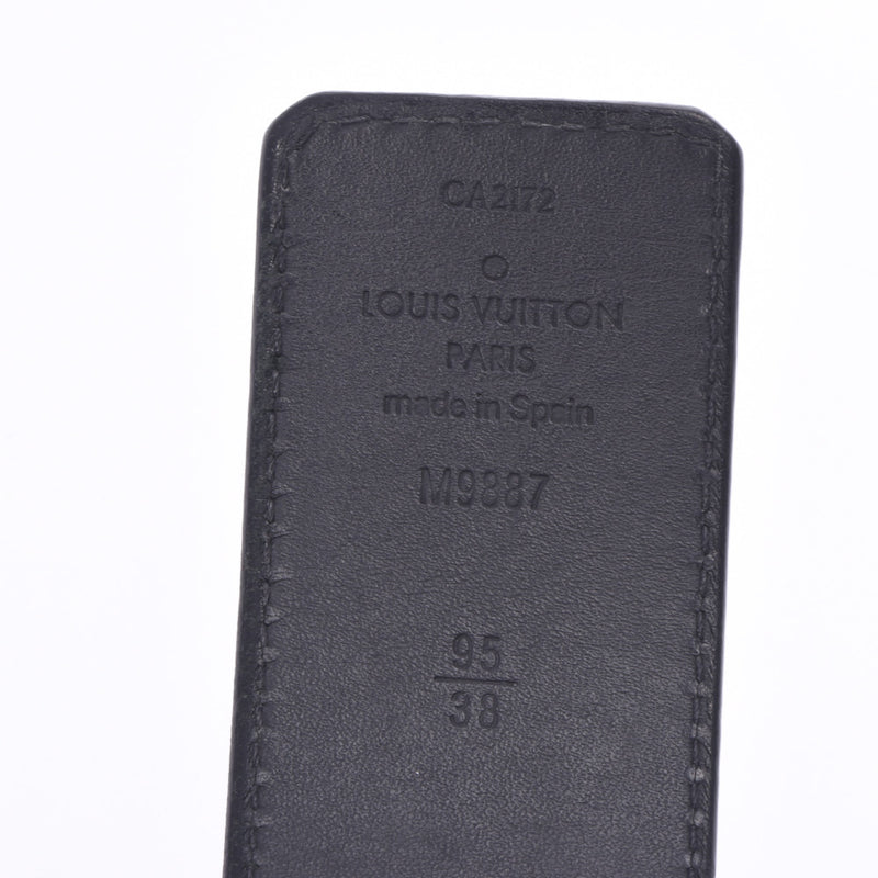 Louis Vuitton Louis Vuitton Santoule Initial Size 95cm Brown Silver Bracket M9887 Men's Leather Belt B Rank Used Sinkjo