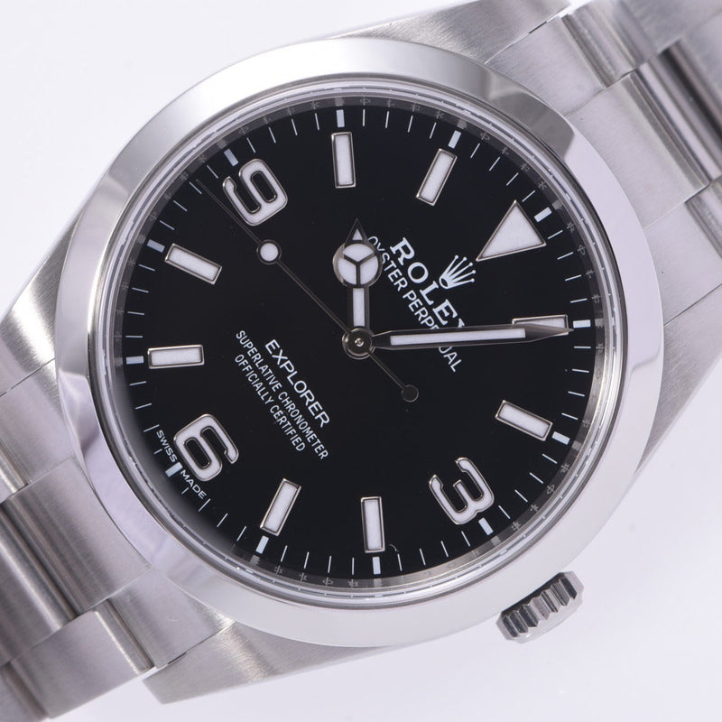 ROLEX ロレックス エクスプローラー1  EX1 214270 メンズ SS 腕時計 自動巻き 黒文字盤 Aランク 中古 銀蔵