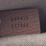 GUCCI グッチ GG柄  アウトレット  ブラウン 449413 レディース キャンバス/レザー ショルダーバッグ 未使用 銀蔵