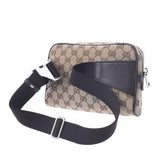 GUCCI Gucci GG Pattern Outlet West Bag Belt Bag Beige / Dark Brown 449174 Ladies GG Canvas Body Bag Unused Silgrin