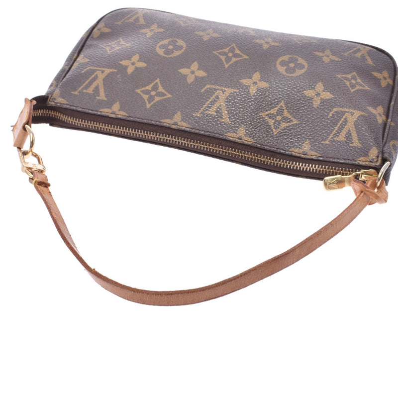 Louis Vuitton Pochette Accessory Old 14145 Brown Ladies Monogram